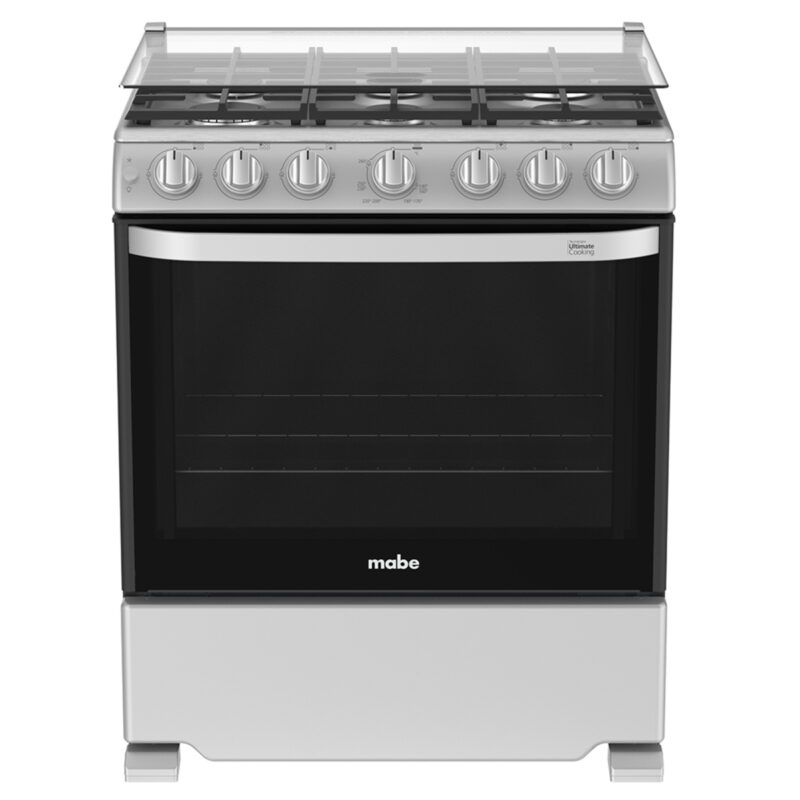 MABE ESTUFA GAS 30", COLOR PLATA MERCURY, 6Q - WEM7659CFIS3