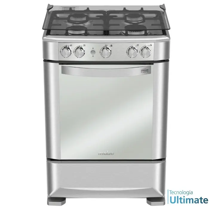 Estufa Gas 24", Capelo, Parrillas fundición - EMA6030FX1